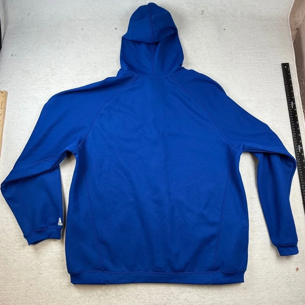 Adidas Detroit Pistons Full Zip Hoodie Mens XL Blue Red NBA Basketball 8969A 07